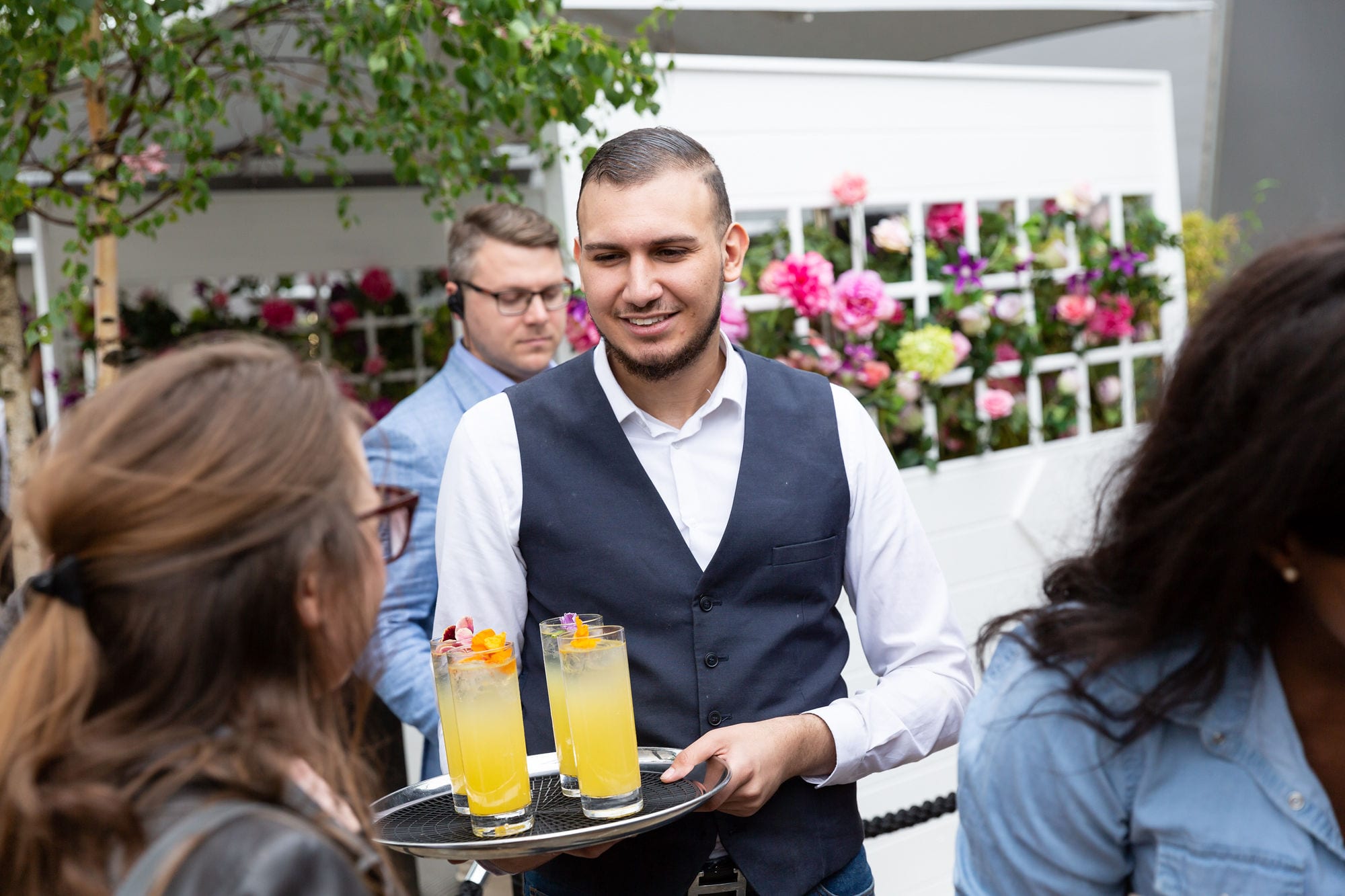 cocktail waiter at madison london
